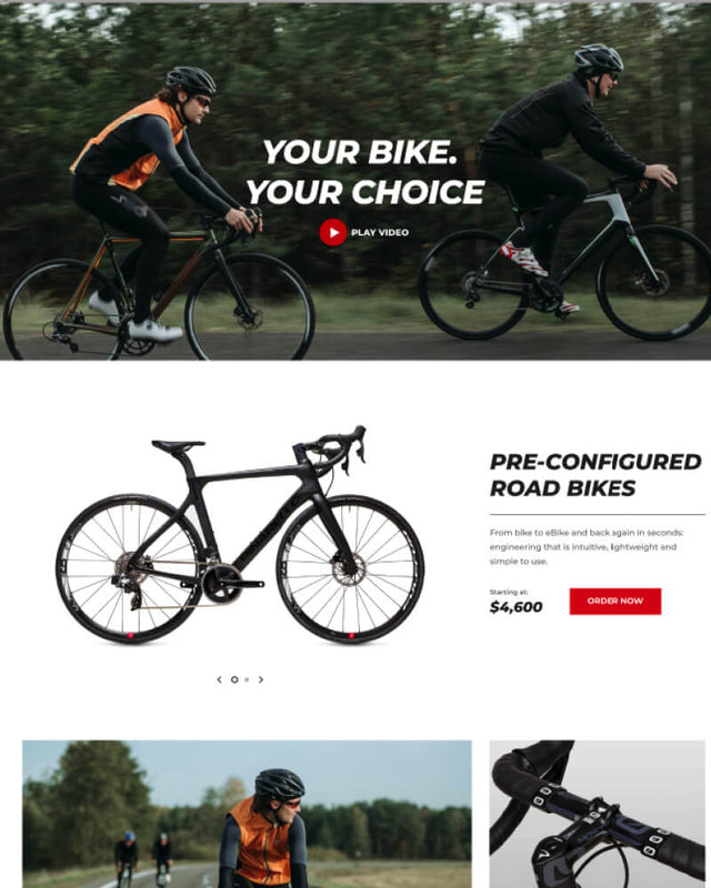 Riding bike