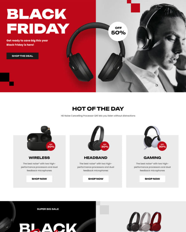 BFCM: Headphone