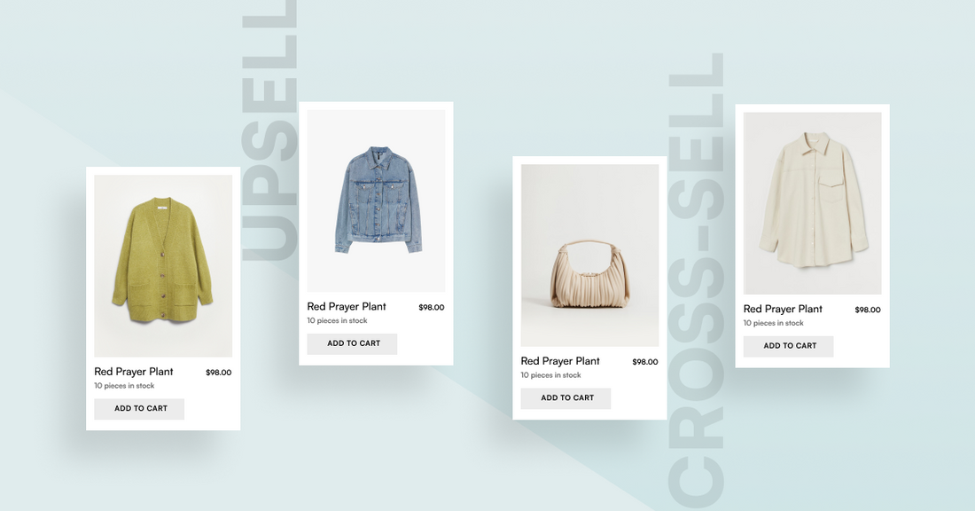 Upsell and cross-sell features by Minimog Shopify theme
