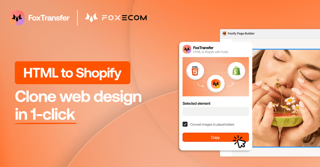 HTML to Shopify Clone web design