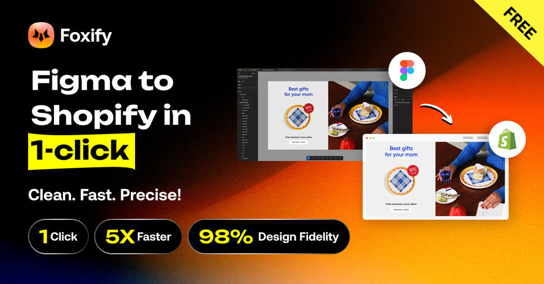 Convert Figma to Shopify in 1-Click, 98% Precision, 100% Free