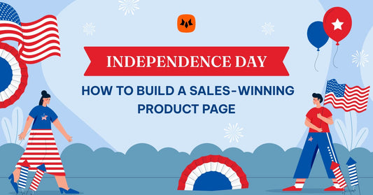 Shopify Product Page for Independence Day