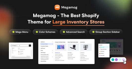 Megamog: Review the Best Converting Shopify Theme for Large Inventory Stores