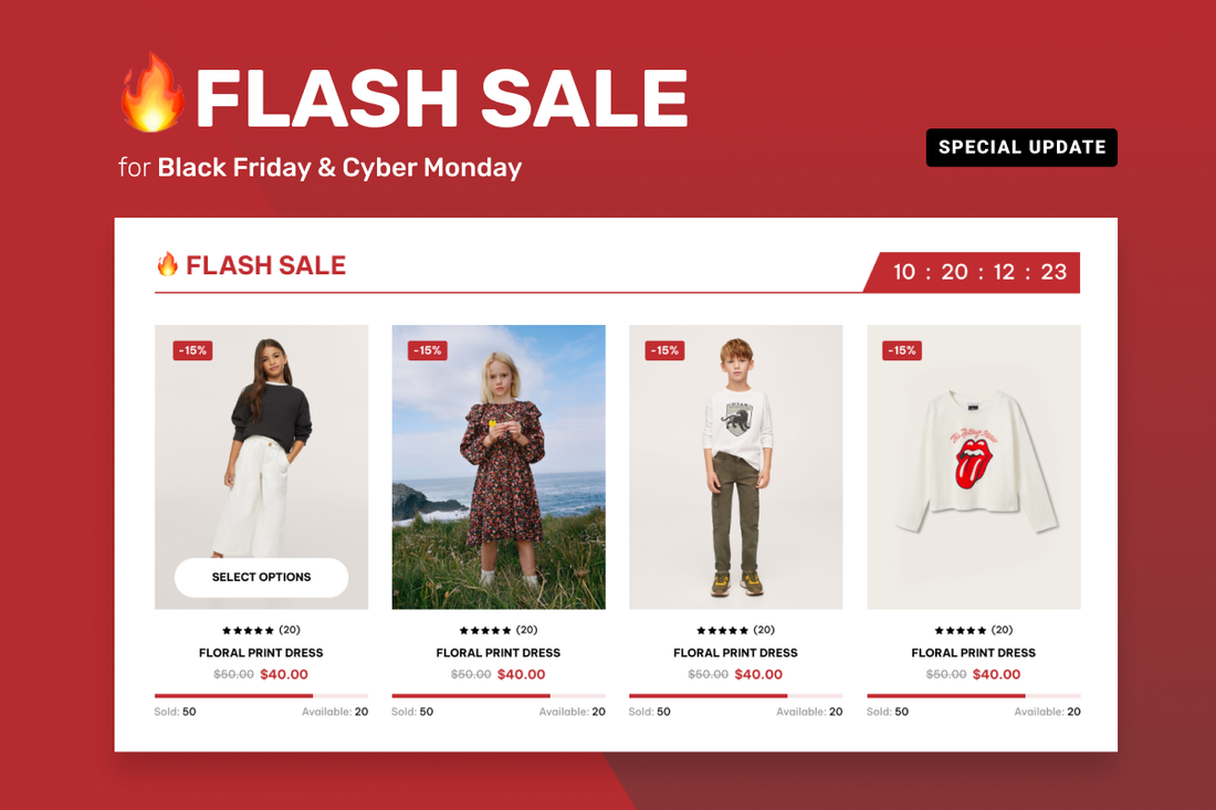Flash Sales new feature by Minimog Shopify theme