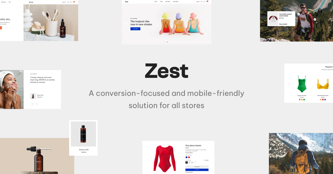 Introducing the ZEST Shopify Theme - a conversion-focused and mobile-friendly solution for all stores