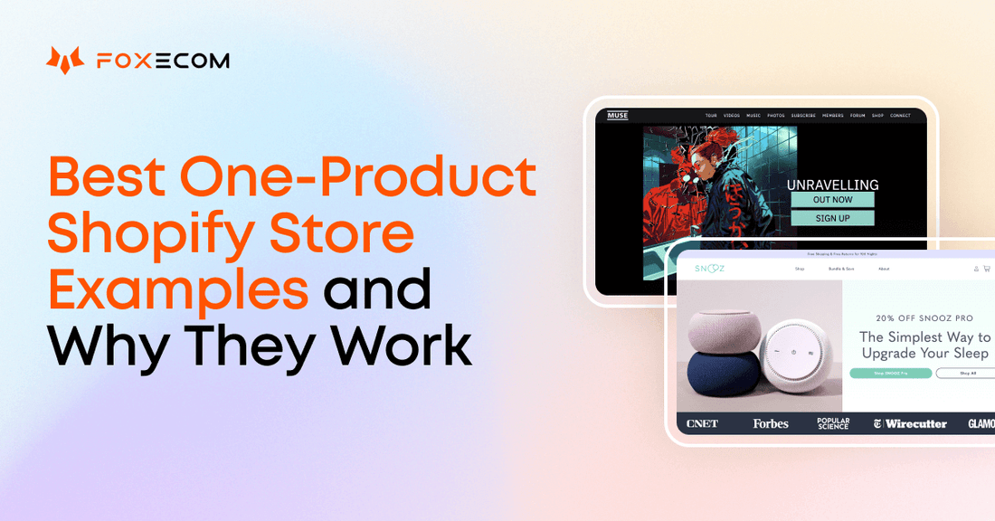 one product shopify stores