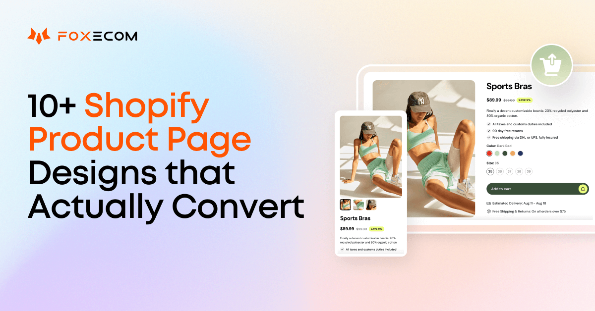 shopify product page design that actually convert