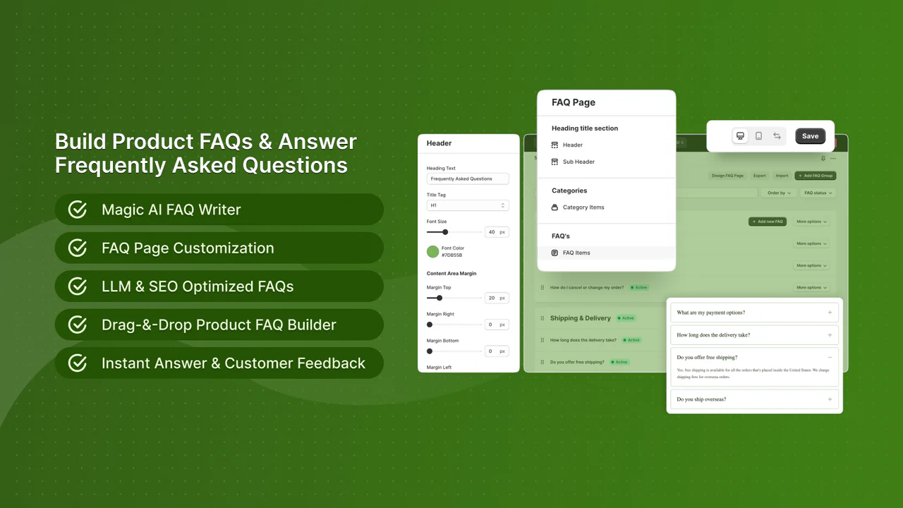 StoreFAQ‑ Product FAQ Builder