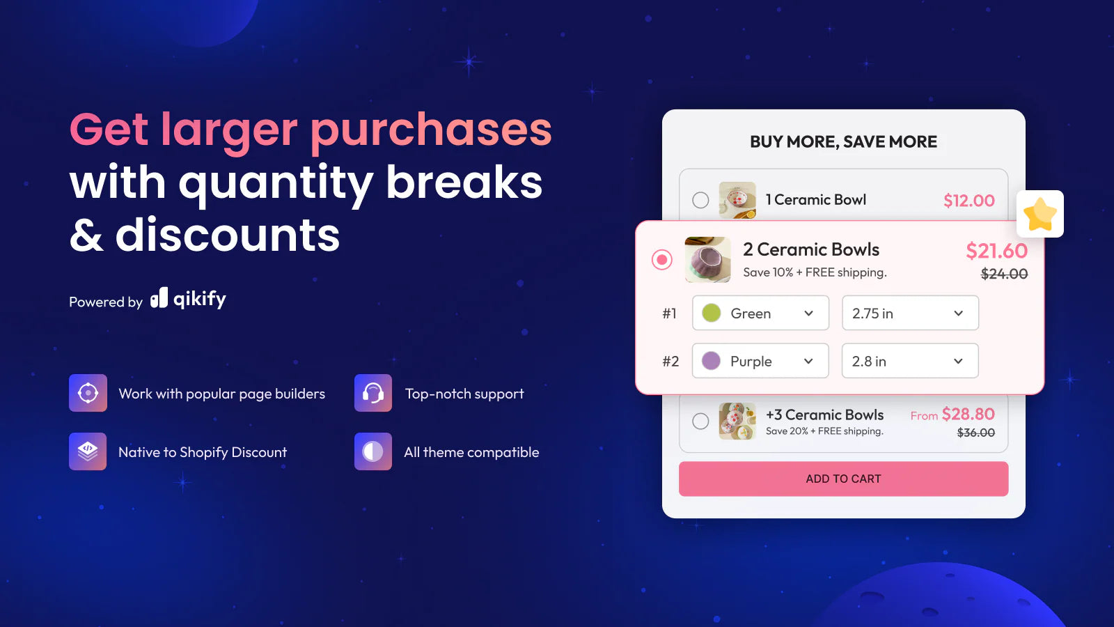 Qikify Quantity Discount