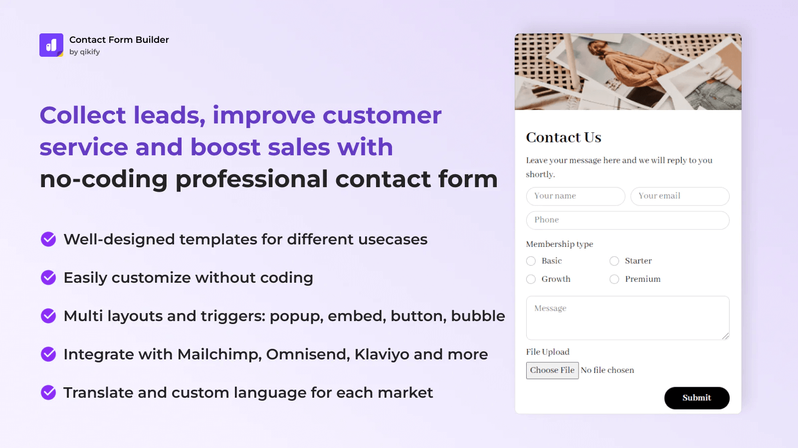 qikify Contact Form Builder