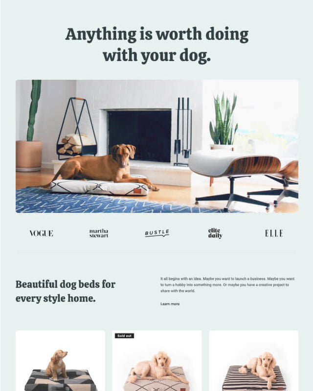 Dog bed