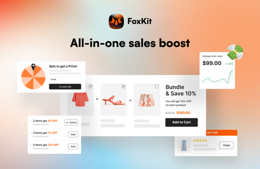 FoxKit - All‑in‑one Sales Boost Shopify app
